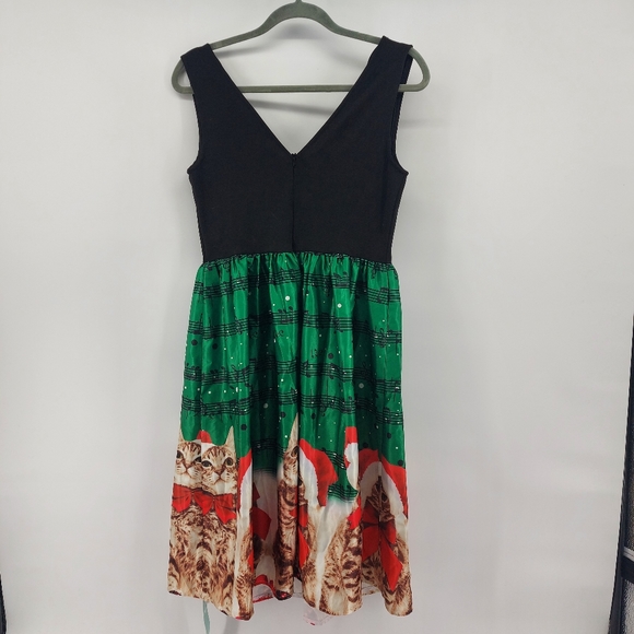 Dressfo Christmas Cat Dress - Picture 4 of 6